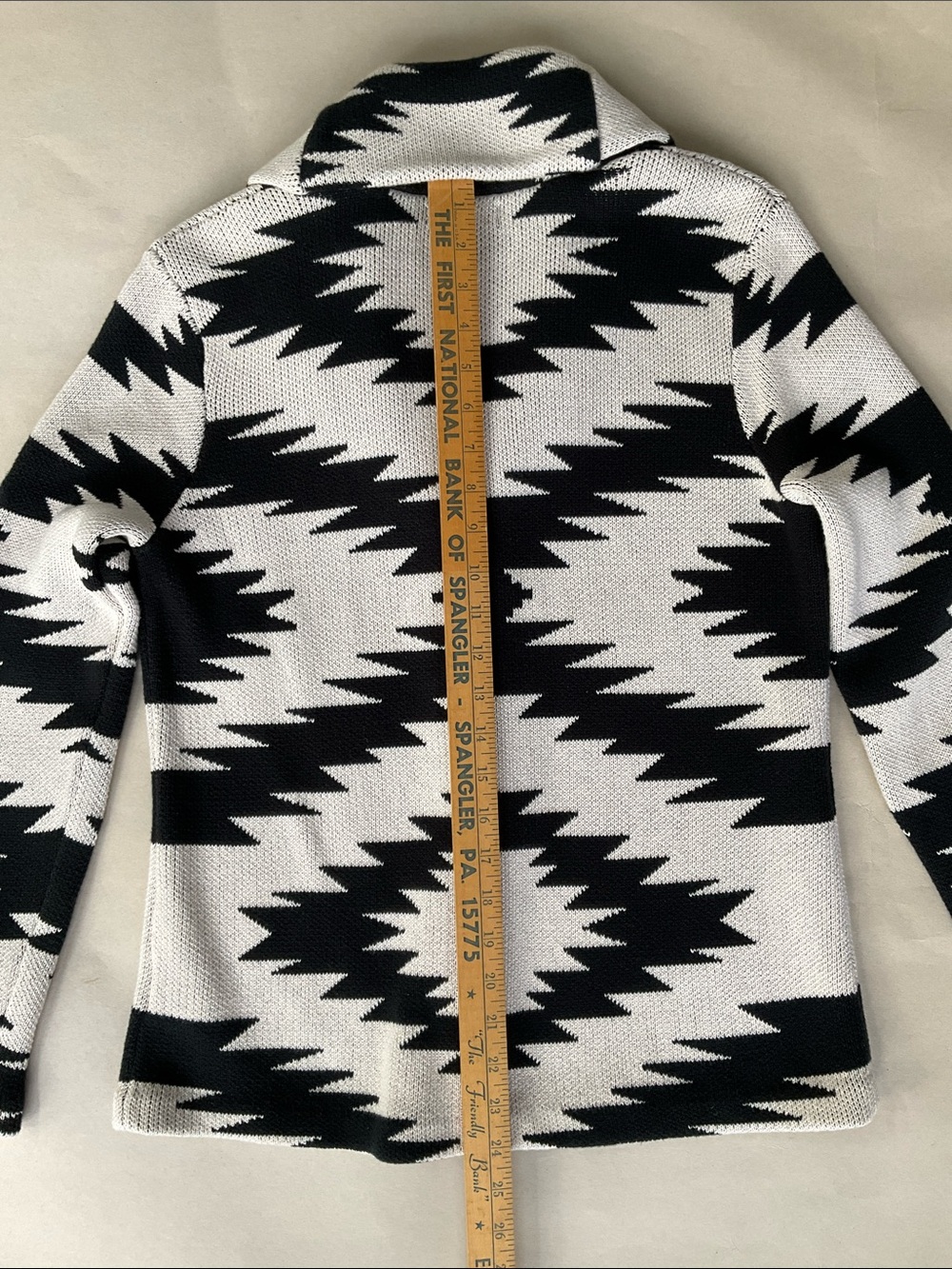 Chaps Aztec sweater jacket - Picture 6 of 9